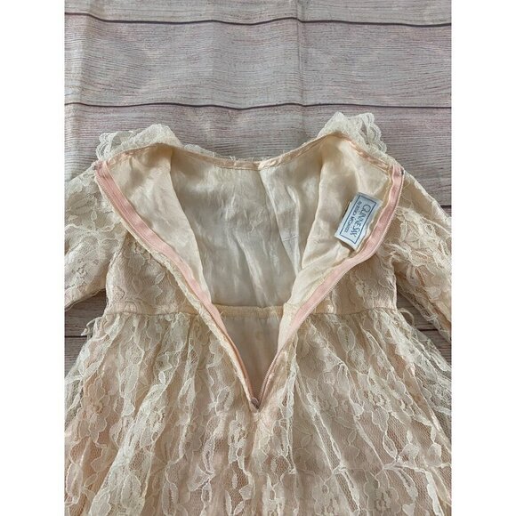 Vintage Gunne Sax By Jessica McClintock Toddlers Dress - 5 - Picture 12 of 16